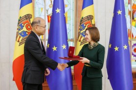Maia Sandu s-a întâlnit cu Ambasadorul Japoniei în Moldova